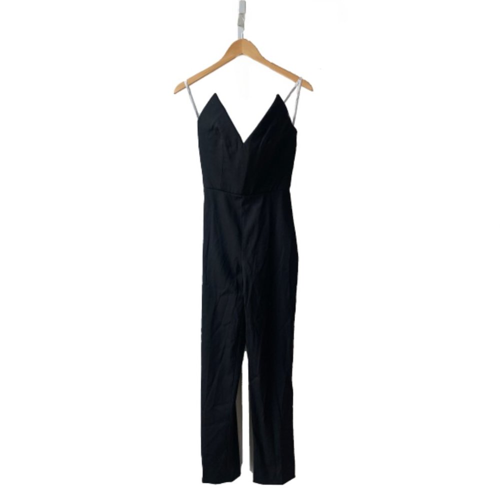 Oscar De La Renta Strapless Jumpsuit
